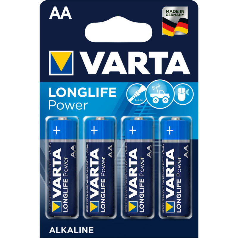 Baterie Varta Longlife Power AA 2850mAh 4ks
