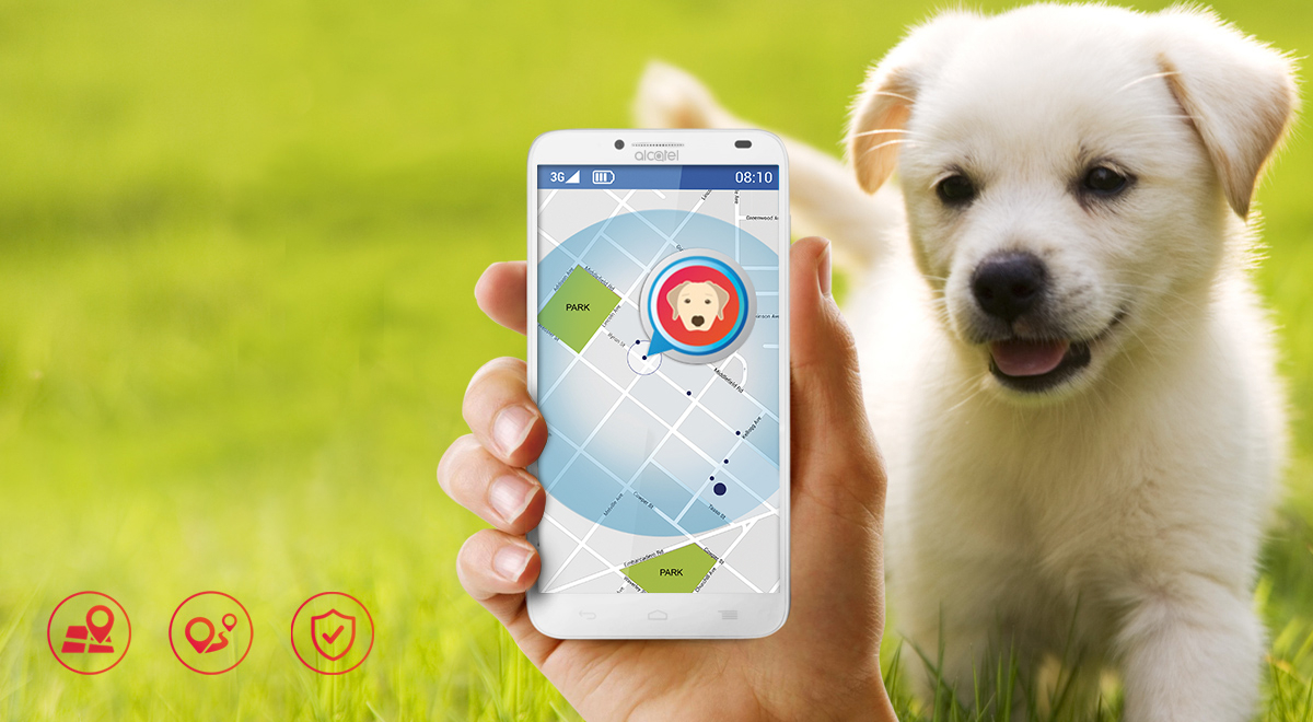 Alcatel GPS MoveTrack pro psy a kočky