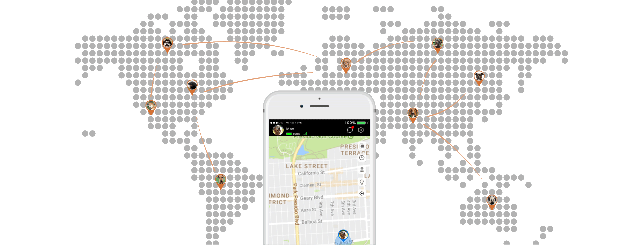 Paby GPS tracker a monitor aktivity