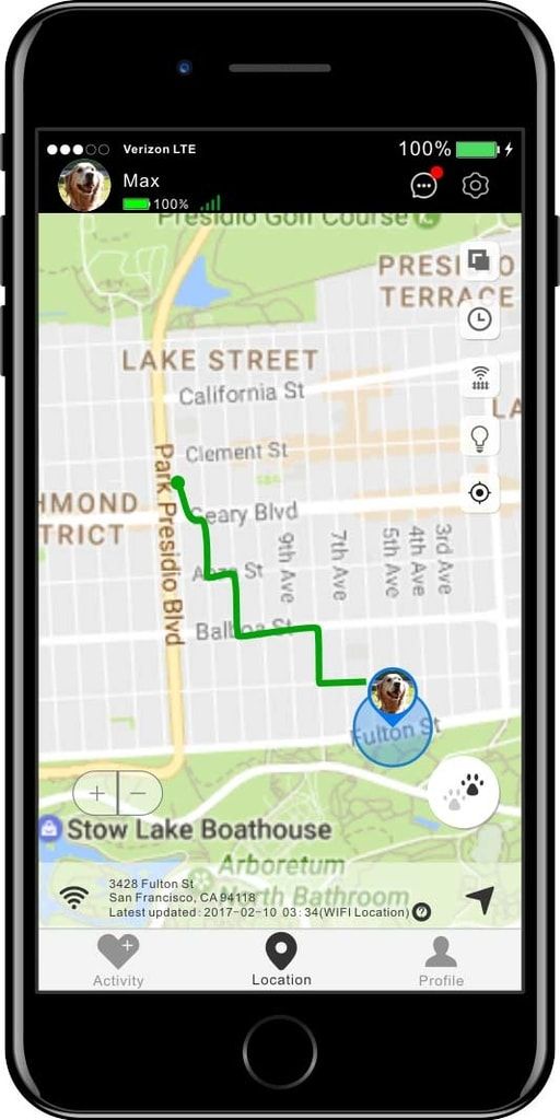 Paby GPS tracker a monitor aktivity